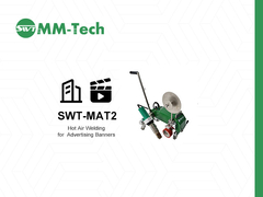 MM-Tech SWT-MAT2 kalın malzemelerin örtüşmesi ve kaynaklanması için sıcak hava kaynak makinesi