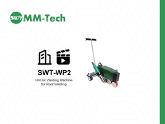 MM-Tech SWT-WP2 Sıcak Hava Kaynakçısı ・80-100mm genişliğinde dikiş kaynak·PVC TPO SBS su yalıtım projesi