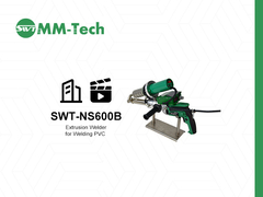 SWT-NS600B ekstrüzyon kaynak makinesi çalışırken! Kalın geomembran kaynağı kolay