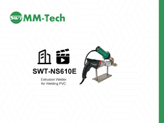 SWT-NS610E El Tipi Ekstrüzyon Kaynak Makinesi, METABO Almanya Güç Kaynaklı, 3400W Isıtma Sistemi