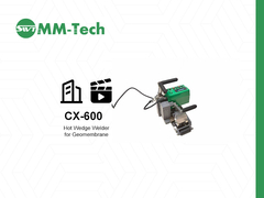 Tam Güç Geomembran Kaynak Makinesi CX600 Bindirme Kaynak Makinesi