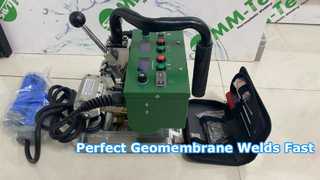 Gölet İnşaatı için SWT NSGM1 Otomatik Geomembran Kaynakçı