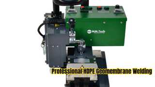 MM-Tech Geomembran Kaynakçı Yüksek Hızlı HDPE Kaynağı