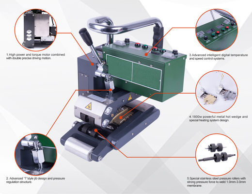 SWT-NS900D PP PVC Geomembran Kaynakçı, Sıcak Hava Kaynak Makinesi