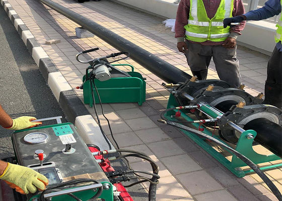 Polietilen Hdpe Boru Montajı Gaz Borusu Manuel Alın Füzyon Kaynak Makinesi