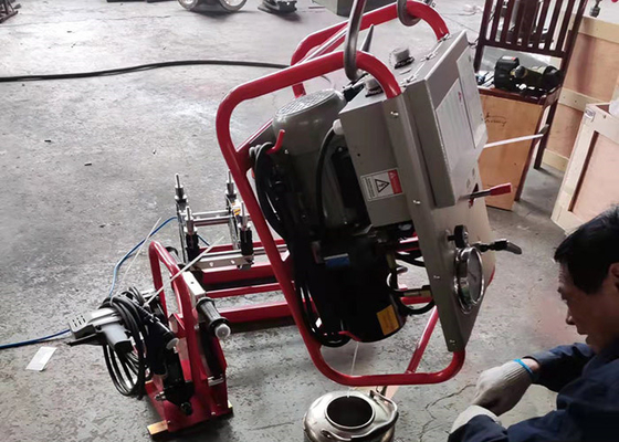 Belediye İçin 32-160mm Hdpe Boru Alın Füzyon Kaynak Makinesi