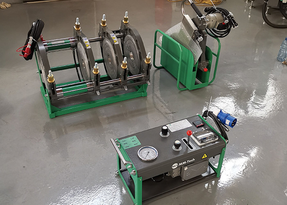 Hidrolik Pvdf Hdpe Boru Alın Füzyon Makinesi 90mm - 315mm Kaynak