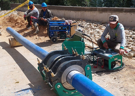355mm Boru Hdpe Alın Füzyon Kaynak Makinası 6.25kw