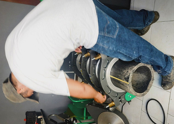 3'' - 14'' Hdpe Tüp Hidrolik Alın Füzyon Kaynak Makinası 220V
