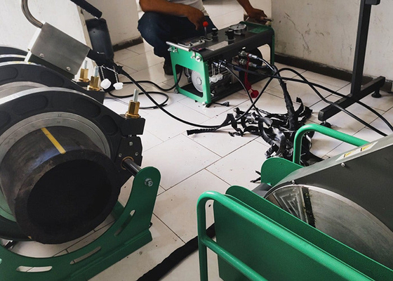 6 İnç Hdpe Tüp Hidrolik Alın Kaynakçı Füzyon Makinesi 6.25 Kw