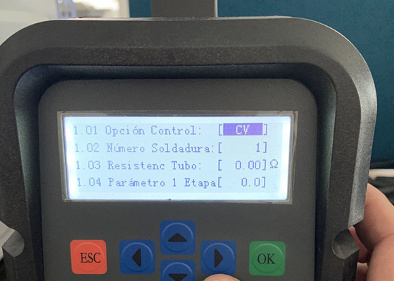 Pe Parçaları Boyutları 20-200mm için AC220V Elektrikli Füzyon Kaynak Makinesi