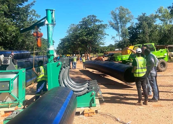 Sulama Su Temini İçin Etkili 1000mm HDPE Boru Alın Kaynak Makinaları