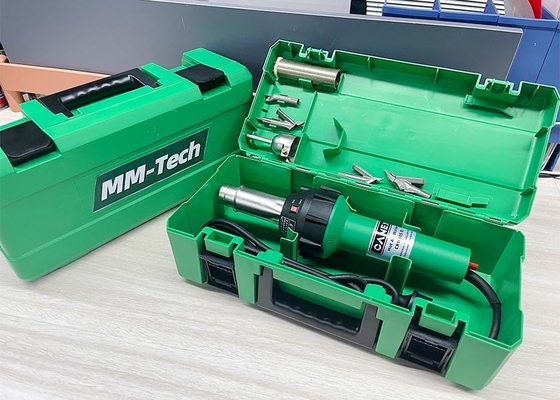 Plastik Yaprak Sıcak Hava Kaynak Tabancasi 1600W CX1600S BL PP PE PVC için