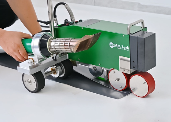 TPO polimer sıcak hava kaynak makinesi 4200W sıcak hava gücü 40mm kaynak nozel