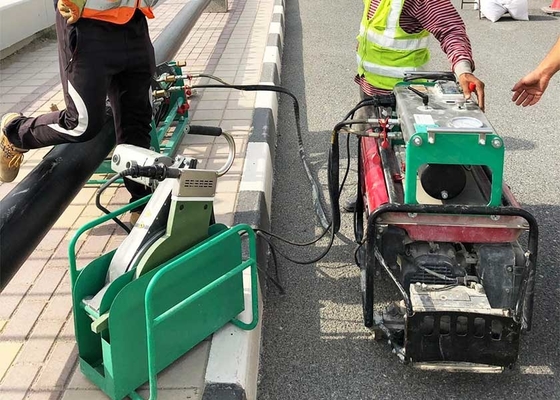 200-450mm HDPE boru Butt Füzyon Kaynak Makinesi DVS 2207 Kaynak Standartı Onaylandı