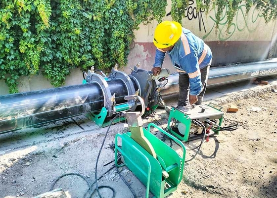 Jeotermal Isı Pompaları için Hızlı Sökülebilir Yapı Hidrolik Alın Kaynak Makineleri