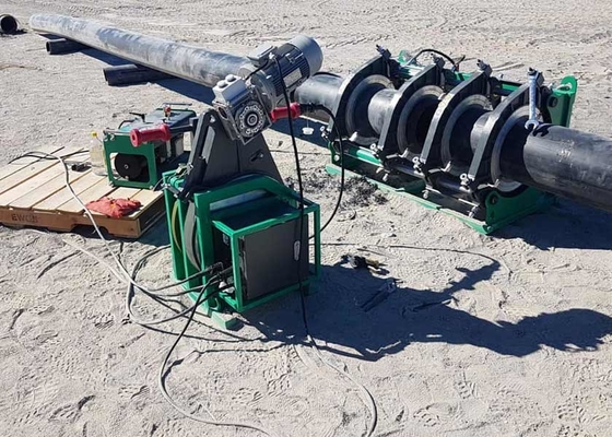 İrilik boru hattı için PPE HDPE boru kıç füzyon kaynak makinesi
