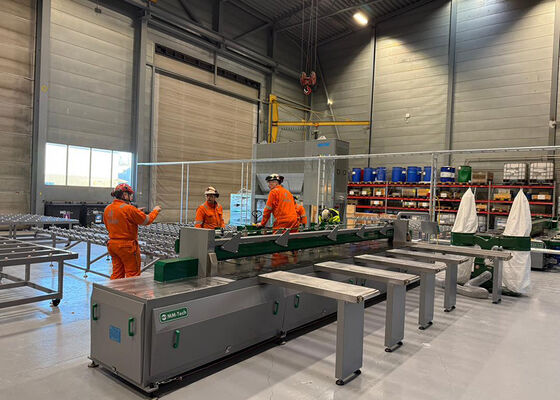 Norveç'te deniz altında somon yetiştirme için HDPE tankları üretmek için 6M Sheet Butt Fusion kaynak makinesi