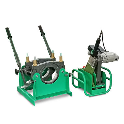 Hdpe Boru Manuel Kaynak Makinesi Dijital Ekran Isı Manuel Alın Füzyon Kaynak Makinesi 40mm-110mm PE Boru İçin