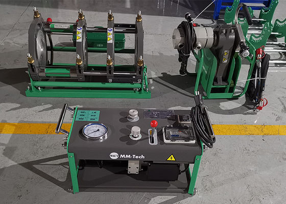 PE PVDF Hidrolik Alın Füzyon Kaynak Makinesi, Boru Kaynak Ekipmanları 4.25KW