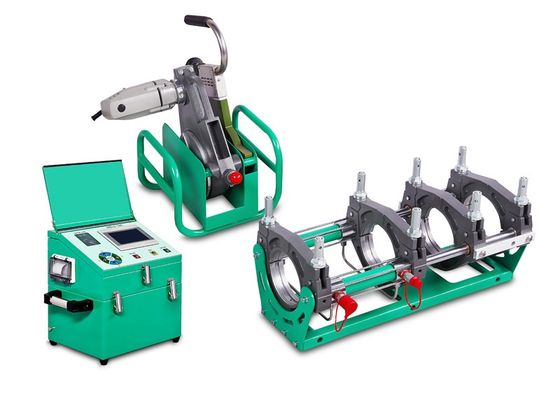 Plastik Kaynaklı HDPE Boru Alın Füzyon Kaynak Makinesi 90mm-250mm