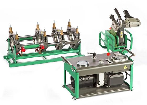 ISO Hdpe Füzyon Kaynak Makinesi, 50mm 160mm İçin Hidrolik Alın Füzyon Makinesi