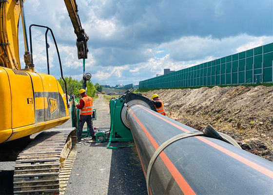 Hdpe Borusu İçin Şantiye Hidrolik Alın Füzyon Kaynak Makinesi
