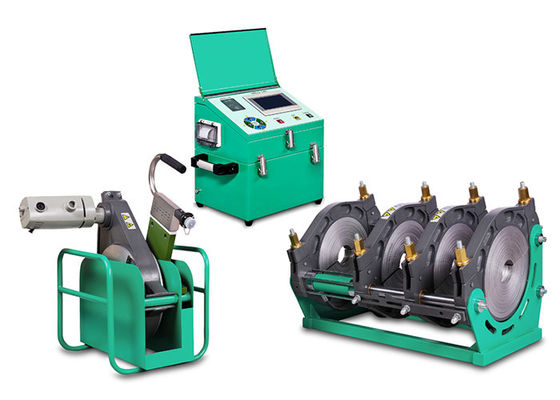 Otomatik SDR17 Hdpe Boru Füzyon Kaynak Makinesi 200mm 450mm