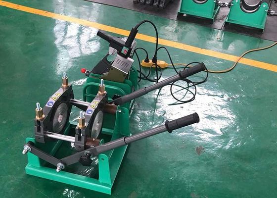 Hdpe Borusu İçin 50mm 160mm Manuel Alın Füzyon Kaynak Makinesi