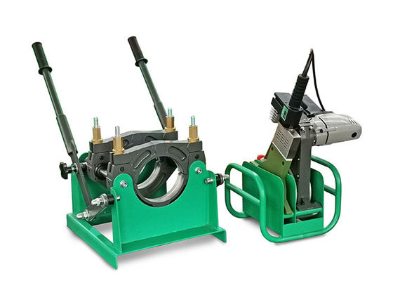 Hdpe Borusu İçin 50mm 160mm Manuel Alın Füzyon Kaynak Makinesi