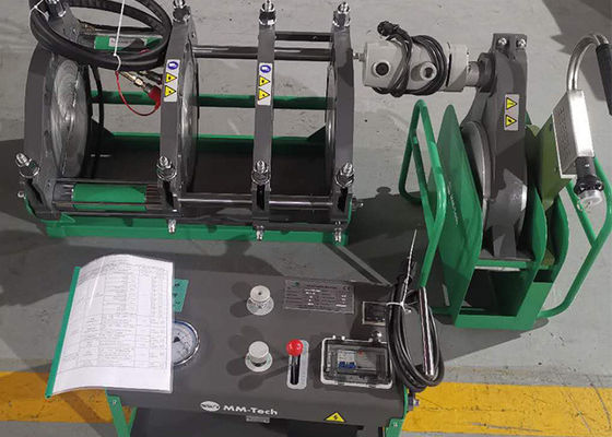 CE Belgeli 90mm - 315mm Hdpe Boru Alın Füzyon Kaynak Makinesi