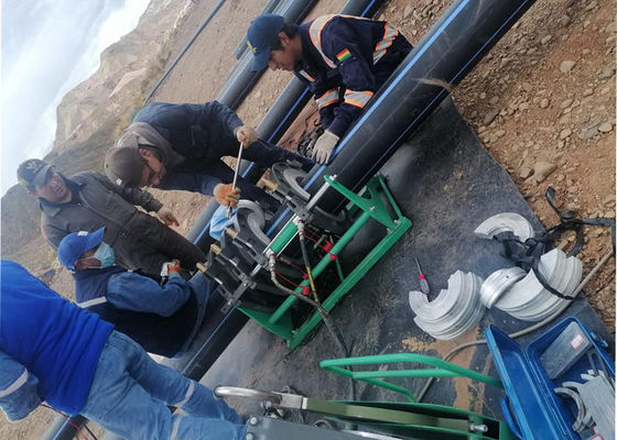 200-450mm 7 Kelepçe Hidrolik Hdpe Boru Alın Füzyon Kaynak Makinesi