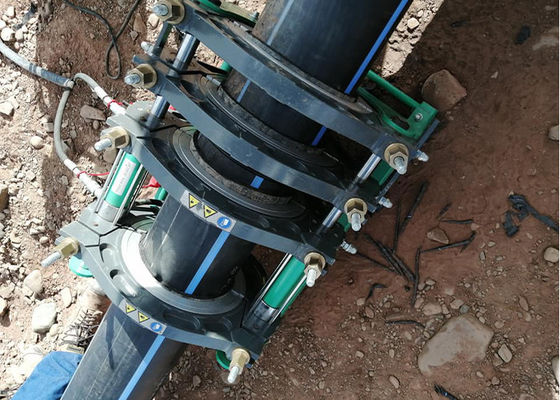 200-450mm 7 Kelepçe Hidrolik Hdpe Boru Alın Füzyon Kaynak Makinesi