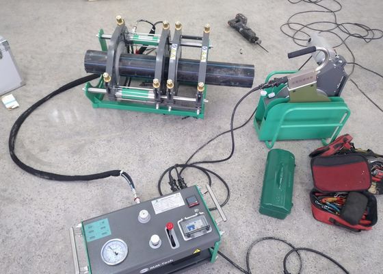 Pe Boru Alanı Sıcak Ortak Flanş Alın Füzyon Kaynakçı 2.3kw