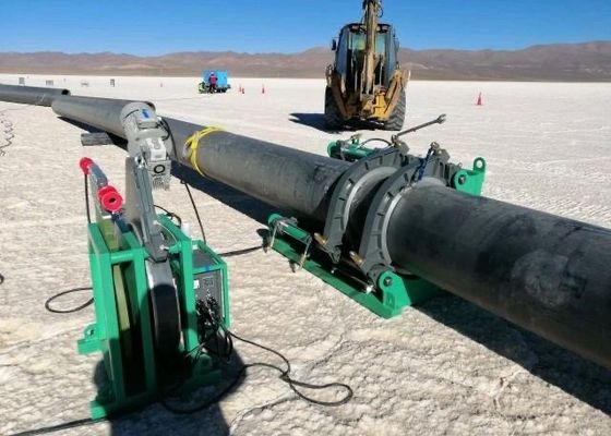 Hdpe Pe Boru Gaz Su Sistemi İçin Saha Sıcak Ortak Termofüzyon Kaynak Makinesi