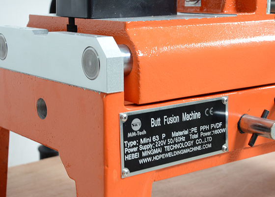 Hdpe Boru İçin 20-110mm Manuel Alın Füzyon Kaynak Makinesi