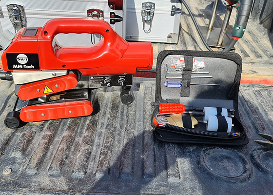 HDPE GEO 0.2-1.5MM SWT-NS800D Balık yetiştirme projeleri için Jeomembran kaynak makinesi
