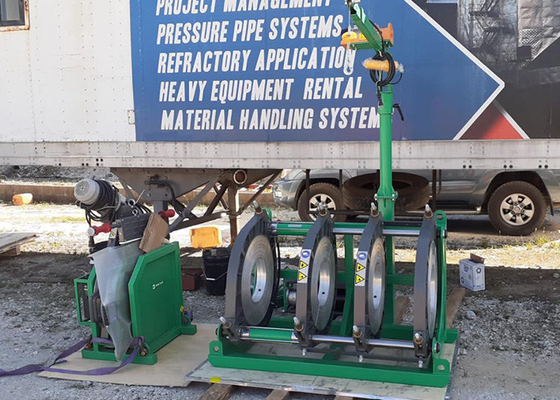 315mm Hdpe Boru Ekleme Hidrolik Alın Füzyon Kaynak Makinesi Düşük Gürültü