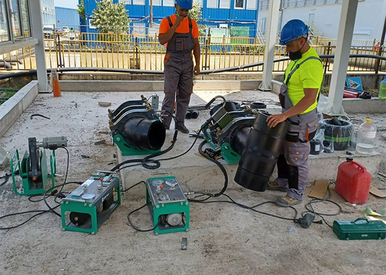 280mm İçin Hdpe Hidrolik Alın Füzyon Kaynak Makinesi