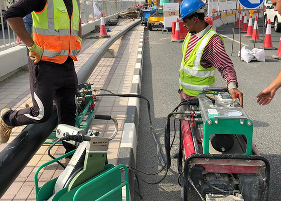 90mm Hdpe Boru Kaynağı İçin Füzyon Hidrolik Alın Kaynak Makinesi