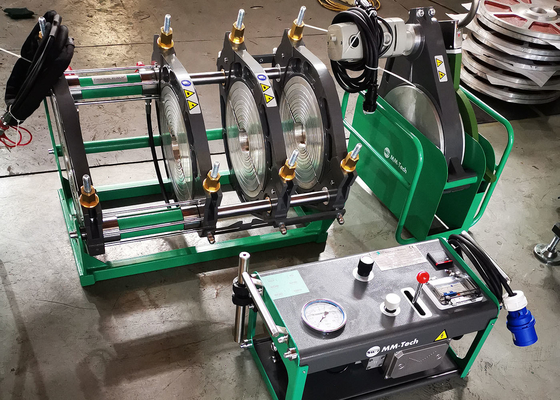 90mm Hdpe Boru Kaynağı İçin Füzyon Hidrolik Alın Kaynak Makinesi