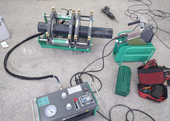 90mm Hdpe Boru Kaynağı İçin Füzyon Hidrolik Alın Kaynak Makinesi