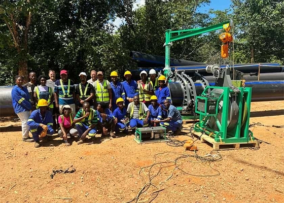 Sulama Su Temini İçin Etkili 1000mm HDPE Boru Alın Kaynak Makinaları