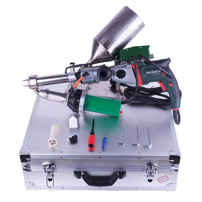 3400W METABO Motoru ve PP PE Plastik Kaynak için 2 yıllık Garanti ile Ekstrüzyon Kaynak Makinesi